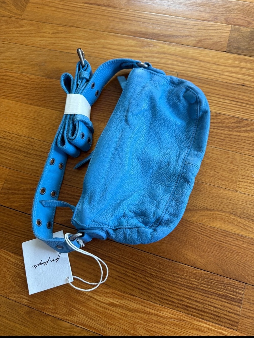 Free People Wade Leather Sling One Size - Picture 3 of 4
